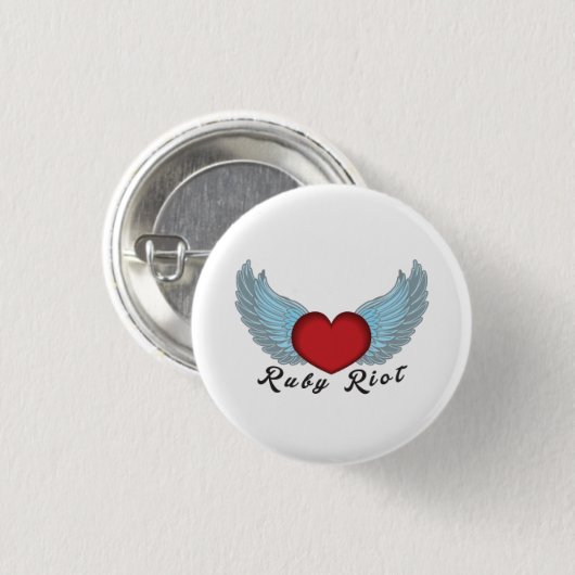 Ruby Riot Badge Button (Voorkant /achterkant)