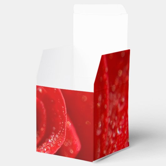 Ruby rode roos bruiloft gunsten bedankdoosjes (Geopend)