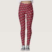Ruby rode roos en knoppen, leggings (Voorkant)