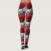 Ruby rode roos steel en knoppen, leggings (Achterkant)