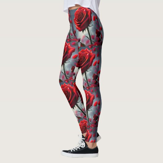 Ruby rode roos steel en knoppen, leggings (Links)