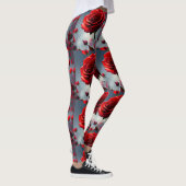 Ruby rode roos steel en knoppen, leggings (Rechts)
