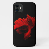 Ruby Rode Siamese Vechtvissen Case-Mate iPhone Case (Achterkant)