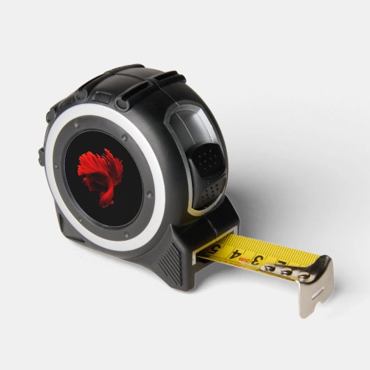 Ruby Rode Siamese Vechtvissen Rolmaat (Hoek)