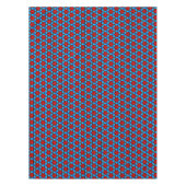 Ruby rode sterren op turquoise achtergrond tafelkl tafelkleed (Voorkant)