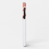 Ruby rook rood wit elegant gepersonaliseerd Case-Mate iPhone case (Achterkant/links)