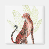 Ruby Runner Leopard Magneet (Voorkant)