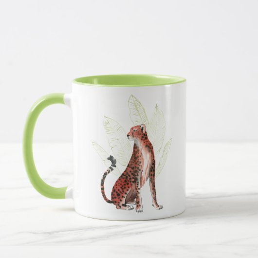 Ruby Runner Leopard Mok (Links)