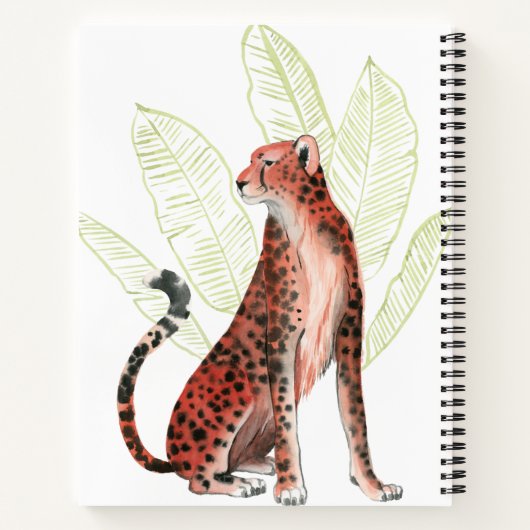 Ruby Runner Leopard Notitieboek (Achterkant)