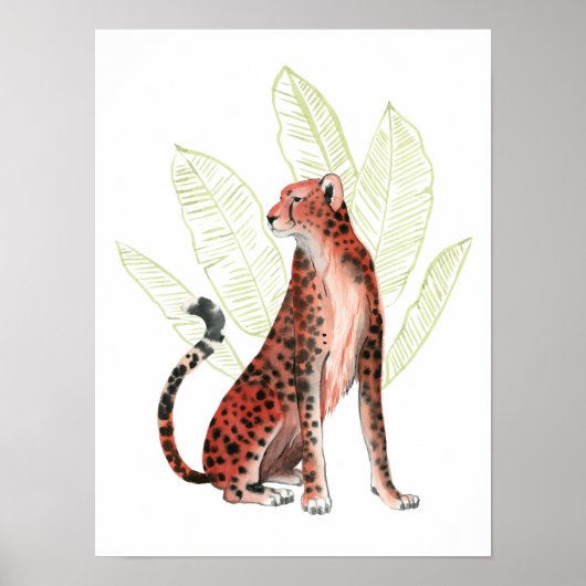 Ruby Runner Leopard Poster (Voorkant)