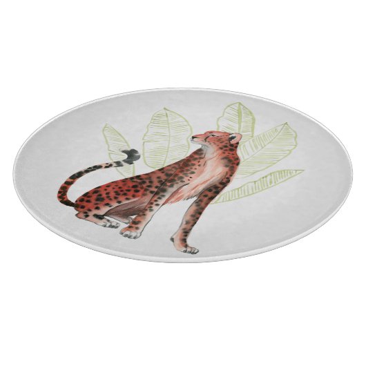 Ruby Runner Leopard Snijplank (Hoek)