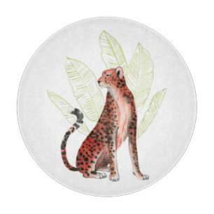 Ruby Runner Leopard Snijplank