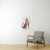 Ruby Runner Leopard Wandkleed (In situ)