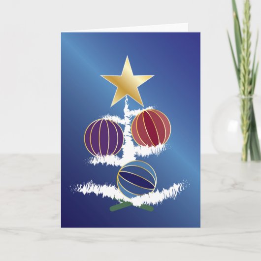 Ruby Sapphire Amethyst Feestdagen Kaart (Voorkant)