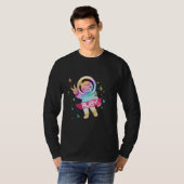 RUBY - Schattige meisjesnaam met leuke astronaut T-shirt (Voorkant volledig)