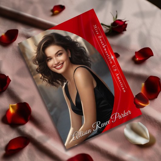 Ruby Shine Autograph Kaart voor Pageants