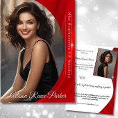 Ruby Shine Autograph Kaart voor Pageants