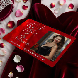 Ruby Shine Folie Pageant bedankkaart Folie Feestdagenkaart