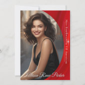 Ruby Shine-handtekeningkaart voor schoonheidswedst Kaart (Voorkant)