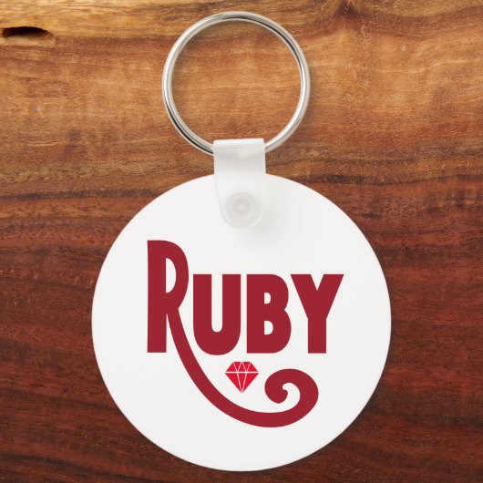 Ruby Sleutelhanger (Voorkant)