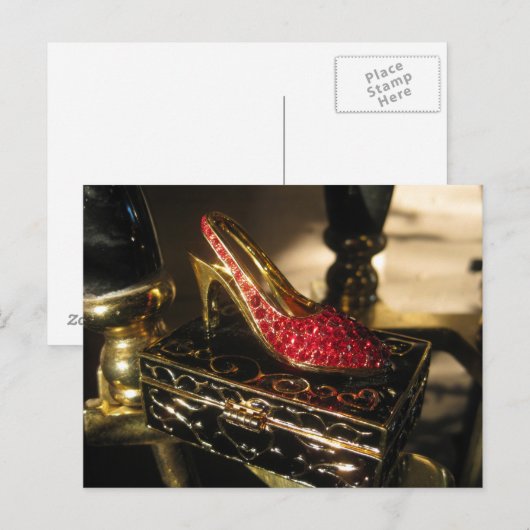 Ruby Slipper Briefkaart (Voorkant / Achterkant)