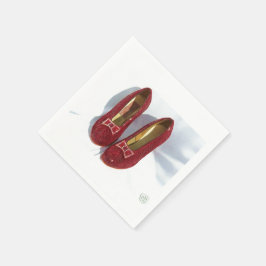 Ruby Slippers Napkins Servetten