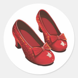 Ruby Slippers Ronde Sticker