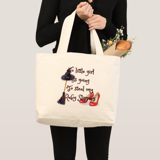 Ruby slippers zijn van mij grote tote bag (Voorkant (product))