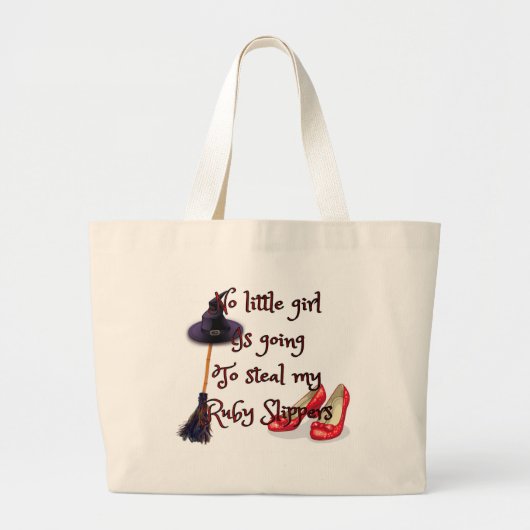 Ruby slippers zijn van mij grote tote bag (Voorkant)