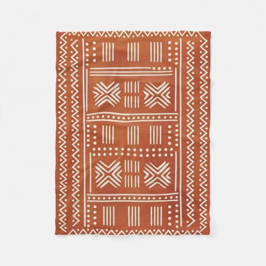 Ruby Solitude Hart van de Hoge Woestijn Fleece Deken (Voorkant)