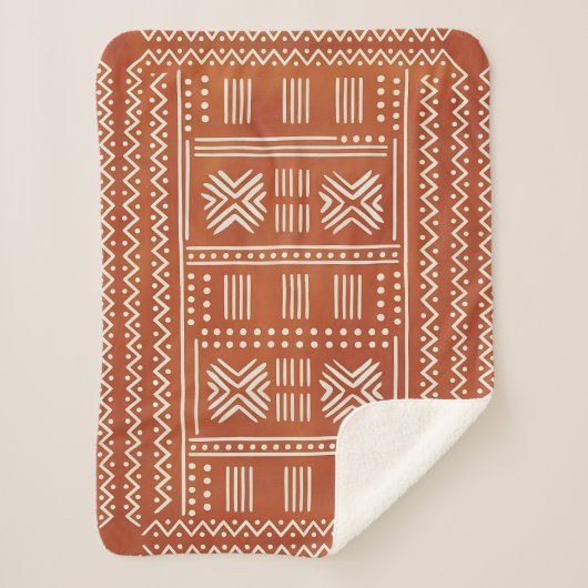 Ruby Solitude Hart van de hoge woestijn Sherpa Deken (Voorkant)