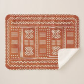 Ruby Solitude Hart van de hoge woestijn Sherpa Deken (Voorkant (horizontaal))