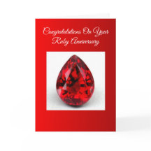 Ruby Specialized 40th Wedding Jubileum