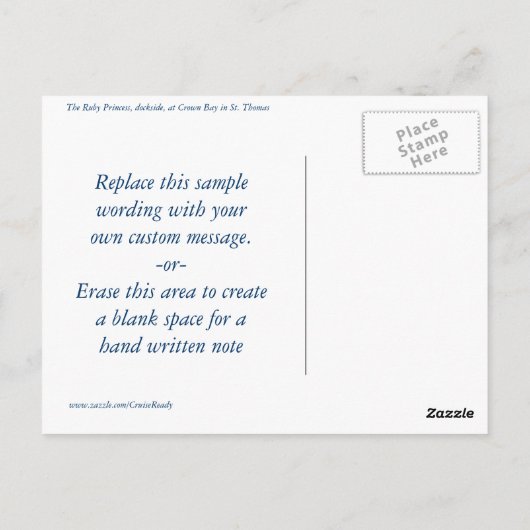 Ruby Stern Uitzicht Briefkaarten (Achterkant)