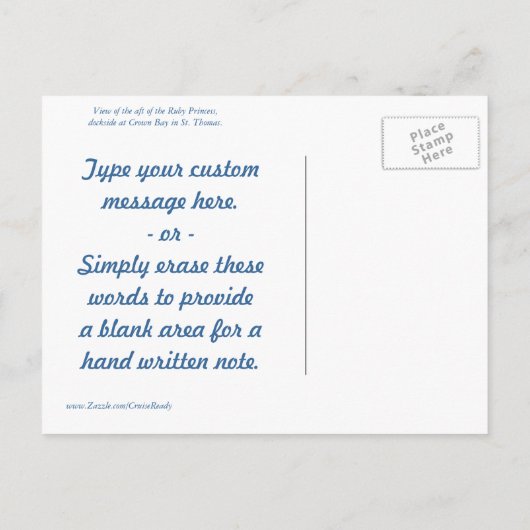 Ruby Stern Uitzicht Briefkaarten (Achterkant)