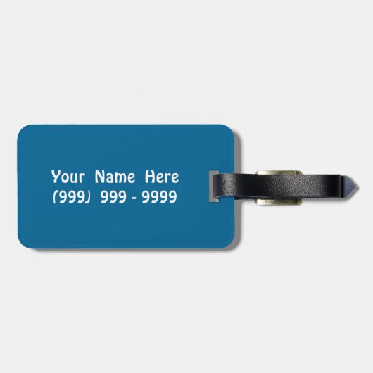 Ruby Stern Uitzicht Custom Bagagelabel (Achterkant horizontaal)