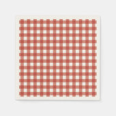  Ruby Stripes Servetten bruiloft receptie (Voorkant)