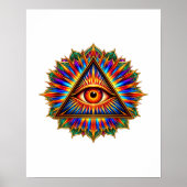 Ruby Sun Eye Poster (Voorkant)