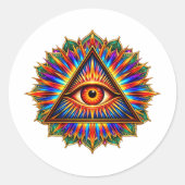 Ruby Sun Eye Sticker (Voorkant)