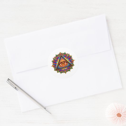 Ruby Sun Eye Sticker (Envelop)