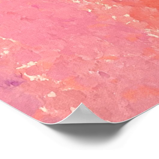 Ruby the Big Head Flamingo - alleen Dahl Poster (Hoek)