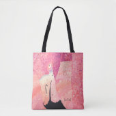 Ruby the Flamingo Canvas tas (Voorkant)