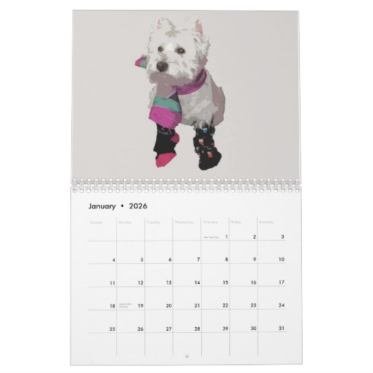 Ruby the Westie 2010 Calendar Kalender (Jan 2026)