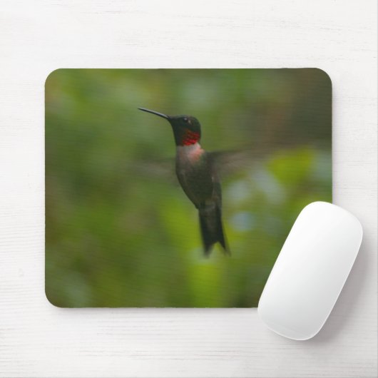 Ruby Throat Hummingbird Muismat (Met muis)