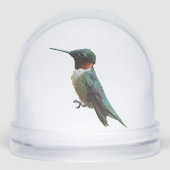 Ruby-Throated Hummingbird Bird Photography Sneeuwbol (Voorkant)
