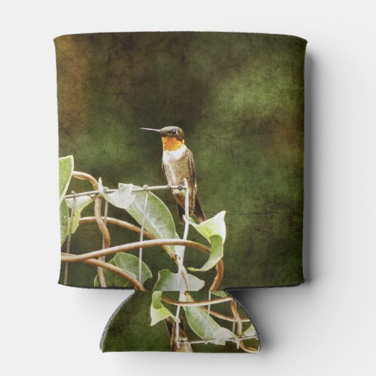 Ruby Throated Hummingbird Blikjeskoeler (Achterkant)