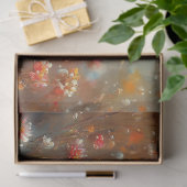 Ruby-Throated Hummingbird Bloemen Decoupage Tissuepapier (Geschenk)