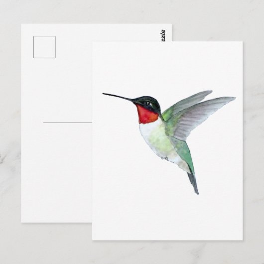 Ruby-throated Hummingbird Briefkaart (Voorkant / Achterkant)