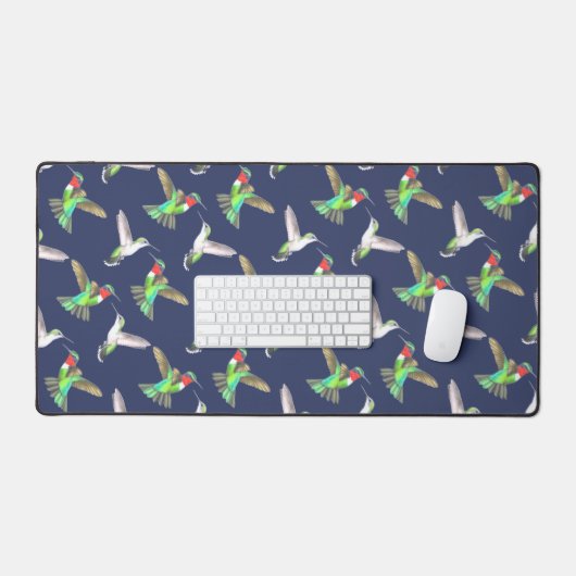 Ruby Throated Hummingbird Bureaumat (Keyboard & Muis)