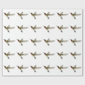 Ruby Throated Hummingbird Cadeaupapier (Vlak)